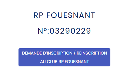 RENTREE SPORTIVE / INSCRIPTIONS & REINSCRIPTIONS EN LIGNE