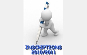 INSCRIPTIONS A L'ECOLE DE TENNIS DE TABLE