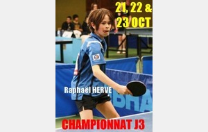 RÉSULTATS CHAMPIONNAT J3 : 21, 22 & 23 OCTOBRE