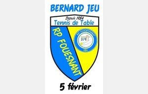 CHALLENGE BERNARD JEU : 5 FEVRIER 2012 A THORIGNE