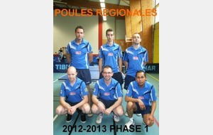 POULES DE RÉGIONALES 2012-2013 PHASE 1