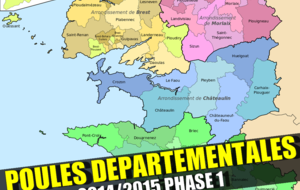 POULES DÉPARTEMENTALES 2014/2015