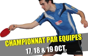 RÉSULTATS CHAMPIONNAT PAR EQUIPES J3 : 17, 18 &amp; 19 OCT.