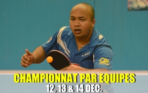 RÉSULTATS CHAMPIONNAT PAR EQUIPES J7 : 12, 13 &amp; 14 DÉC.