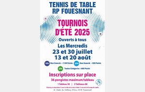 TOURNOIS ETE 2025