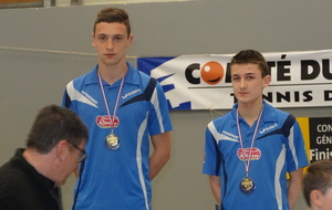 Peter SMIS & Mattéo LE GUENNO, finalistes en double Juniors