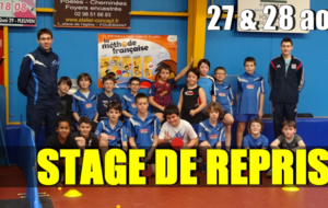 STAGE DE REPRISE