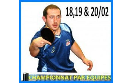 RESULTATS CHPT PAR EQUIPES : 18, 19 &amp; 20/02