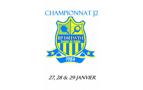 RÉSULTATS CHAMPIONNAT J2 : 27, 28 &amp; 29 JANVIER