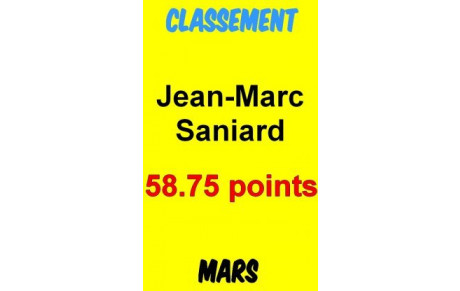CLASSEMENT MARS