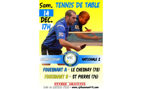 RÉSULTATS CHAMPIONNAT PAR EQUIPES J7 : 12, 13 &amp; 14 DEC.