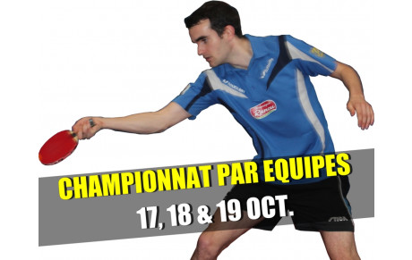 RÉSULTATS CHAMPIONNAT PAR EQUIPES J3 : 17, 18 &amp; 19 OCT.