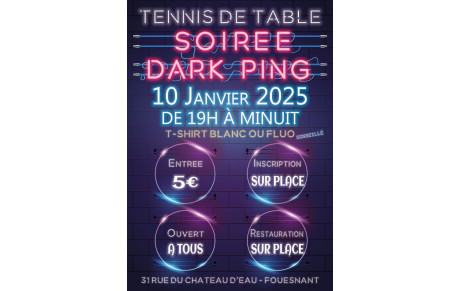 Dark Ping, la nouvelle session 2025 !
